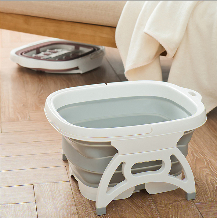 Simple Foot Bath Bucket Portable Travel Foldable Portable Bucket Home Massage Foot Bath Bucket Foot Bath Tub