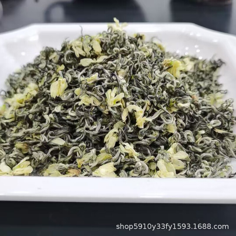 Sichuan Mengdingshan Ganlu Pu'Er Tea Embryo Tender Sprouts Rich Fragrance Jasmine Tea Leaves Bi Tan Grade Piaoxue One-Piece Wholesale