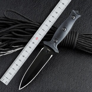 Wilderness Camping Outdoor Survival Knives Defense Tactical Fighting Knife High Hardness Sharp Straight Knife Field Survival Knife