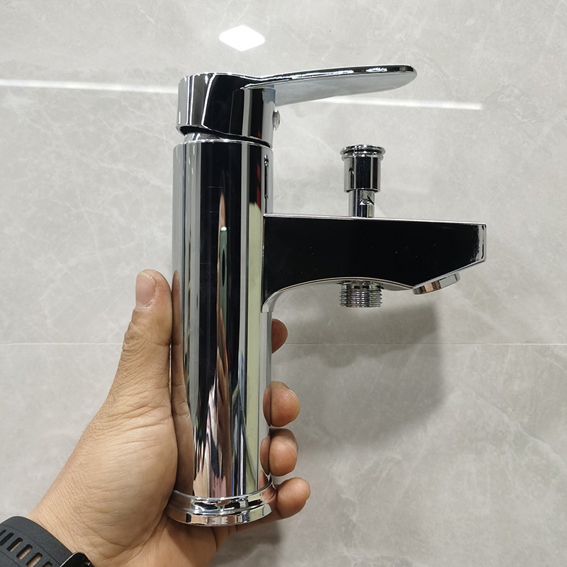 Baño de cobre refinado, mueble de baño, grifo de agua fría y caliente, lavabo, lavabo, lavabo, lavabo, lavabo, grifo de un solo orificio