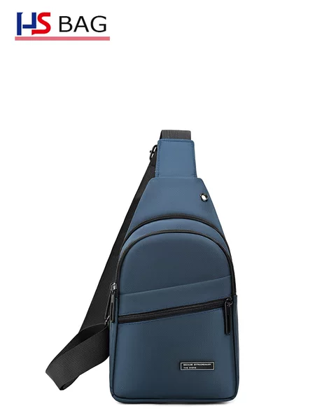 Chest Bag 2025 Autum New Large-Capacity Casual Men's Bag Lightweight Simple Water-Repellent Oxford Cloth Crossbody Backpack