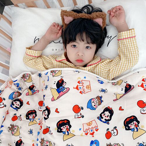 Wholesale children's cotton quilt, baby double-layer silk cotton kindergarten nap quilt, four-season cool quilt, children's blanket, air conditioning quilt