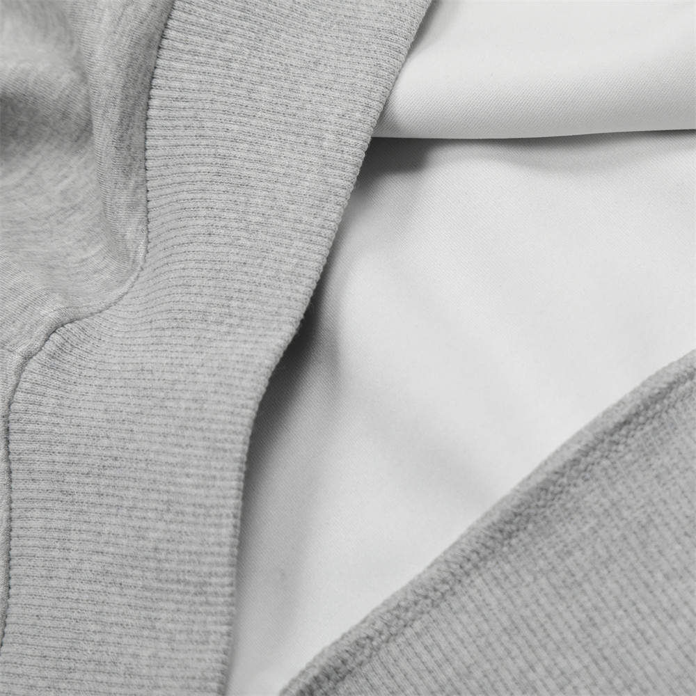 Loose Fit Versatile Solid Color Half Button Pullover Turn-Down Collar Sweatshirt Vibe Trendy American Style Spring_voghion.com