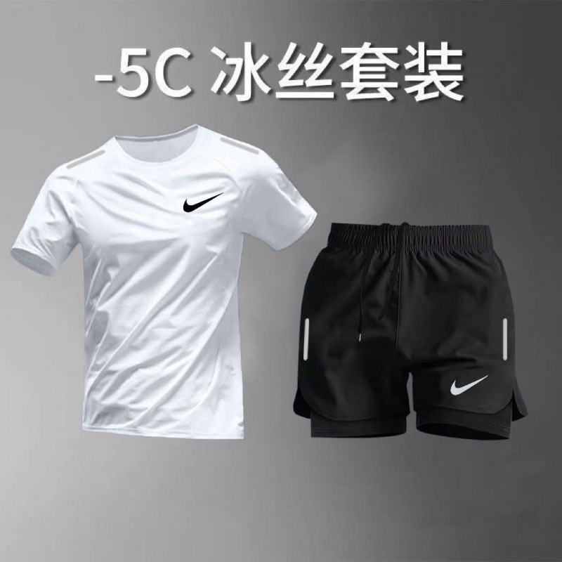 夏メンズ陸上トレーニングTシャツ半袖ショーツバスケットボールスーツ機器男性と女性のフィットネスランニングスポーツ速乾性|undefined