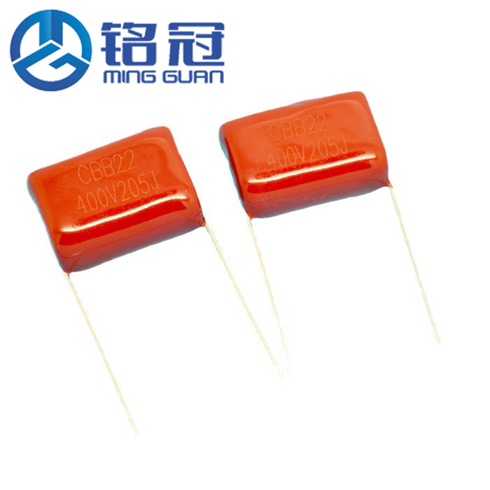 厂家直销CBB22金属化薄膜电容器 400V205J 2UF400V P20MM