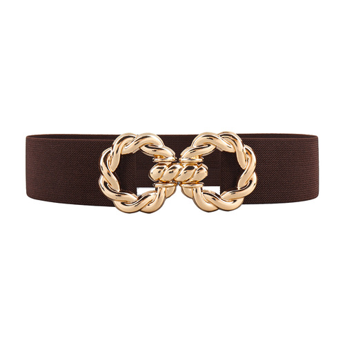 Autumn and winter new coat belt accessories elastic fashion elastic girdle versatile dress belt women's wide girdle