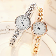 新品牌时尚女士手表女款学生钢带手链手表电子石英表简约时装手表