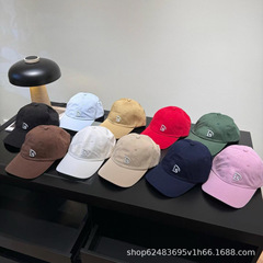 高品质潮牌字母鸭舌帽外贸出口刺绣棒球帽大头围显脸小情侣遮阳帽