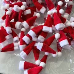 ミニクリスマスハットカーフ人形アクセサリーミニクリスマスハットウールスカーフ