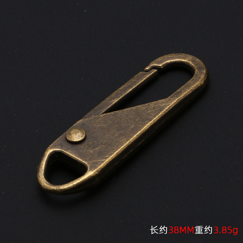 取り外し可能なスプリングジッパープル衣類金属プルタブスクールバッグバッグジッパープルアクセサリー卸売|undefined