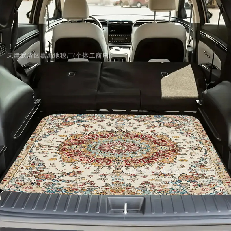 Cross-Border Nordic Pickup Truck Trunk Mat, Water-Absorbent and Easy-Care Car Mat, Amazon Temu Drop-Shipping Dust-Proof Mat