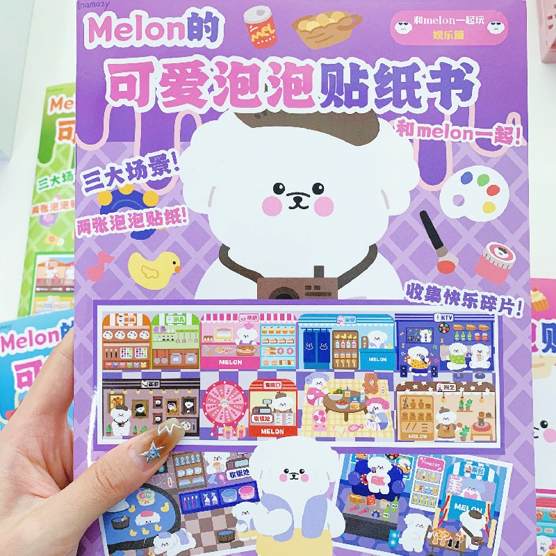 Book with stickers, sticker, toy, DIY