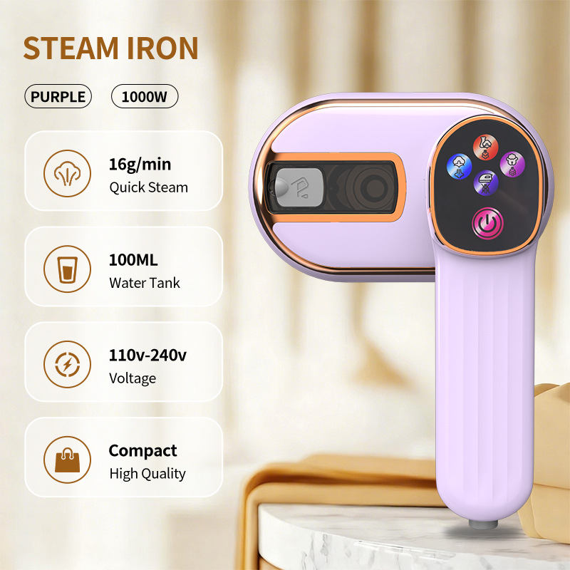 New Customized Handheld Ironing Machine High Power Steam Iron 180 ° Rotary Ironing Machine Cross-Border Garment Ironing Machine