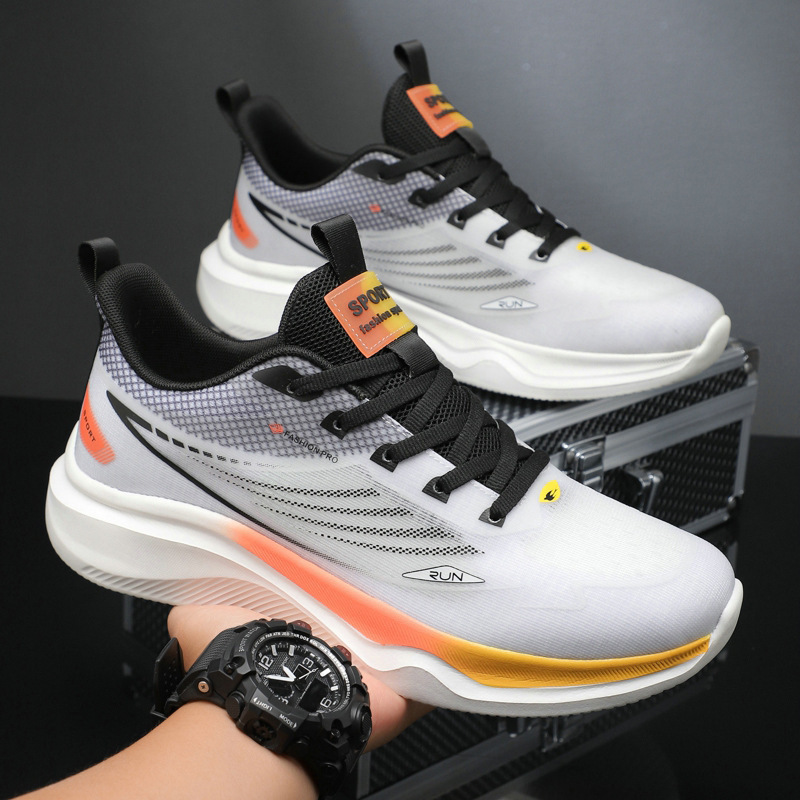 Zapatos deportivos de hombre, verano, nuevos zapatos de hombre transpirables de malla, zapatos de correr cómodos, zapatos casuales de moda