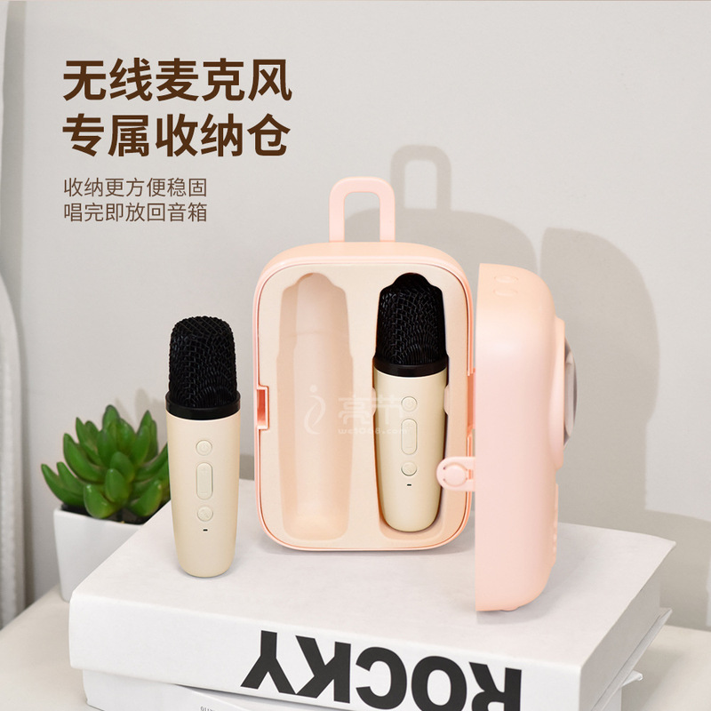 双麦克风K歌音箱新品中秋礼物usb可充电户外迷你便携蓝牙音箱批发|undefined