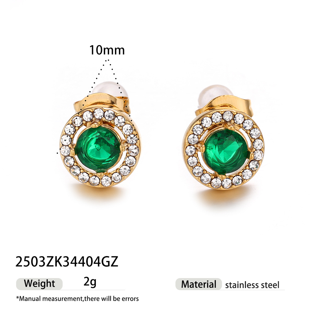 Taena Pendientes de acero inoxidable europeos y americanos Sensación simple de alta gama Pendientes de acero de titanio transfronterizos de moda para damas 25 nuevos accesorios para orejas