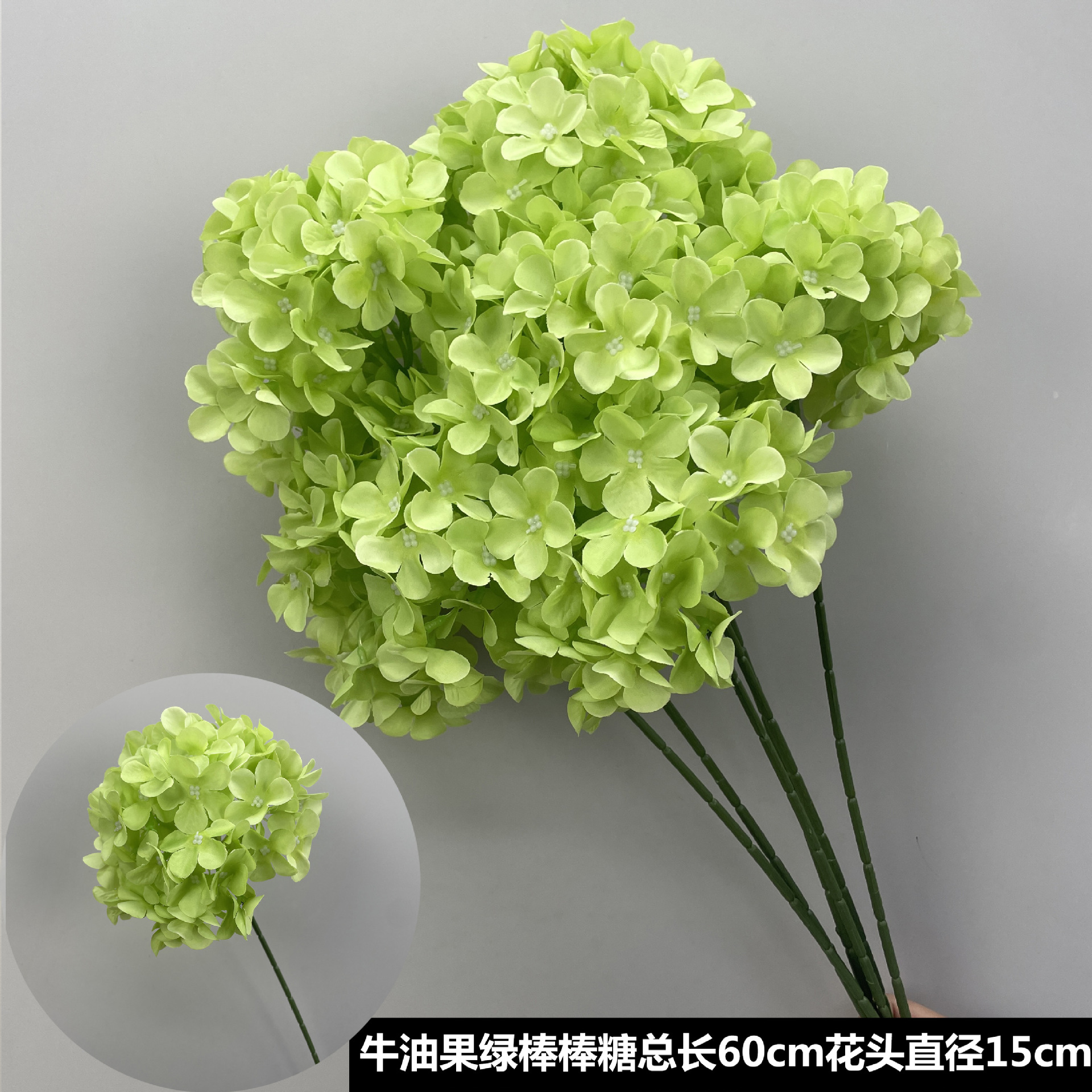 Nueva boda simulación de flores verdes flores de techo flores de boda flores de diseño de flores falsas flores de hojas verdes