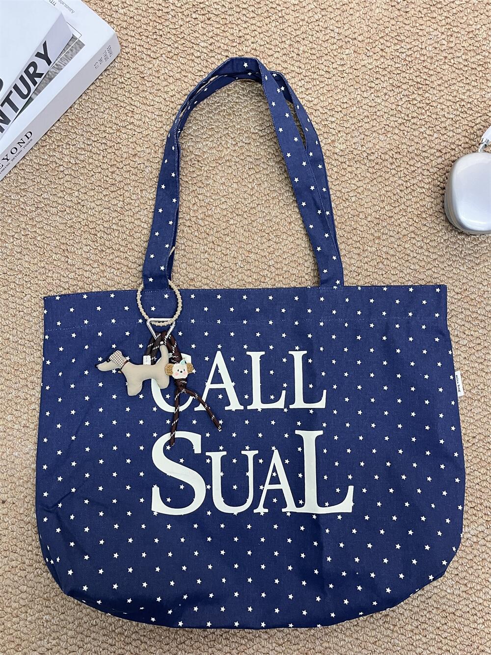 Korean Ins Style Minimalist Versatile Tote Bag For Women 2025 New Large Capacity Shoulder Bag Lazy Commuter Bag - Thumbnail 5