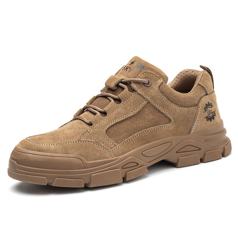 Zapatos de protección laboral de cuatro estaciones para hombres anti-golpe anti-perforación ligero transpirable resistente al desgaste soldadura anti-escaldado aislamiento zapatos de trabajo seguros