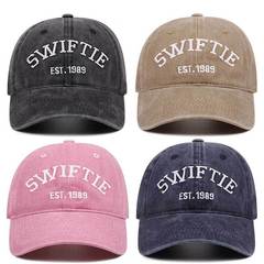 SWIFTIE刺繍野球帽屋外水洗い牛乳ハンチング国境を越えたレトロな日よけ帽EST 1989