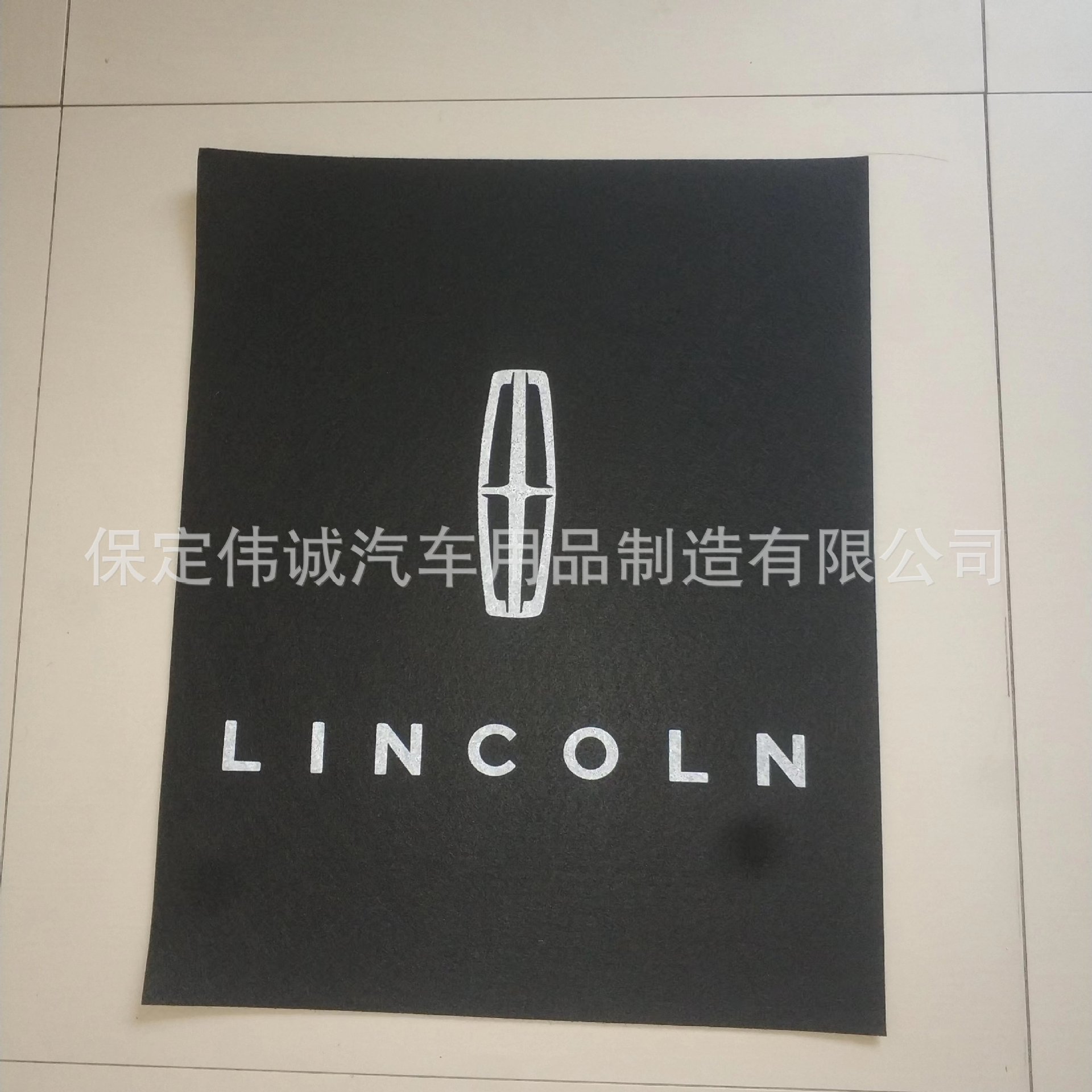 10pcs 여분의 두꺼운 검은색 링컨 로고, 재사용 가능