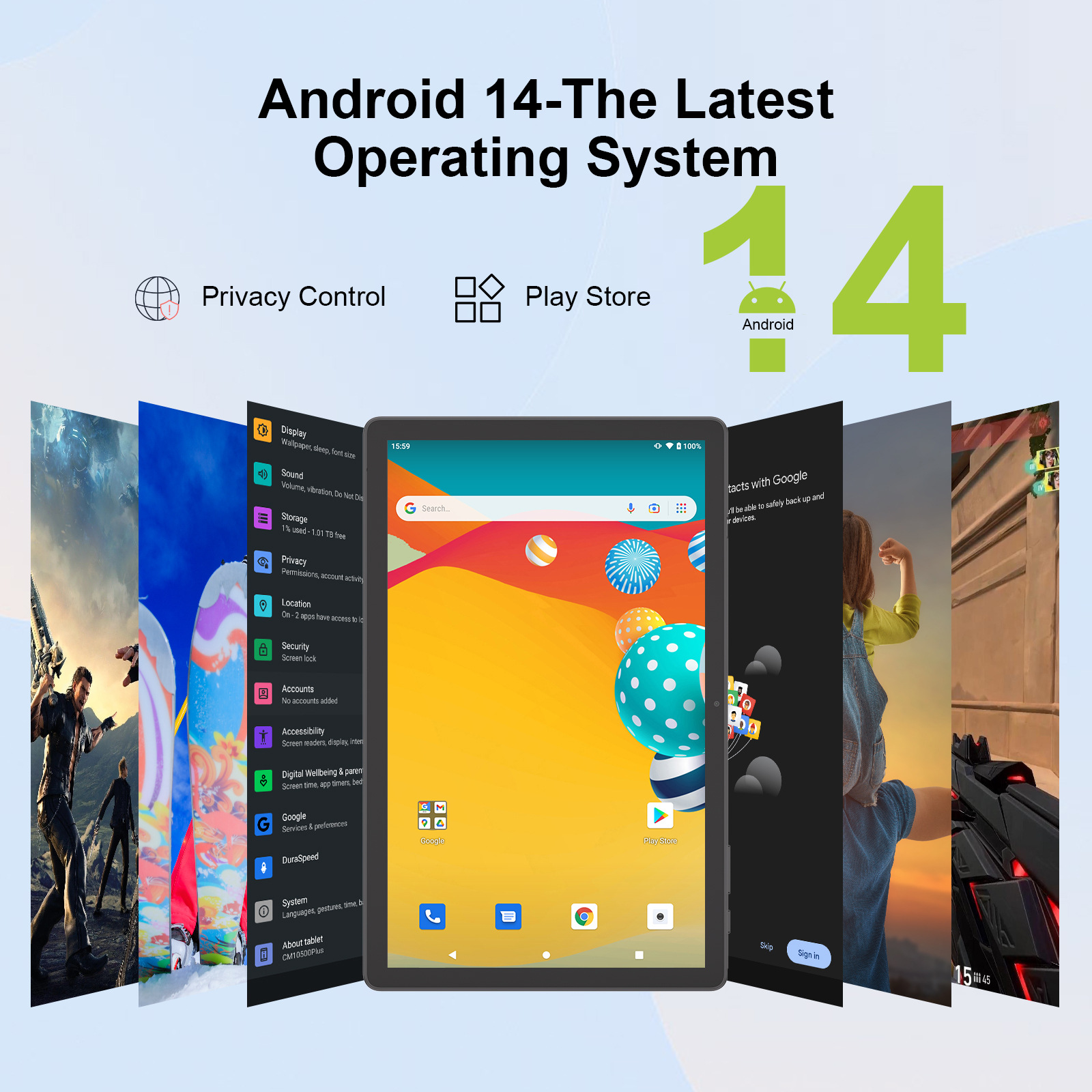 C idea transfronteriza nueva tableta gris de 10.36 pulgadas al por mayor Bluetooth de ocho núcleos WIFI máquina de aprendizaje Internet