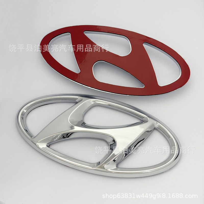 Suitable for Hyundai Sonata Elantra Ix35 Yuedong Lingdong Rena Tucson Langdong Front and Rear Car Logos