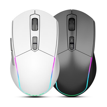 Iflytek Ai Smart Voice Mouse Wireless Mouse Three-Mode Talking Typing Rechargeable Ergonomic Mouse