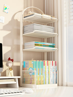 Subject Classification Storage Rack Student Desktop Book Storage Shelf Desk 4 File Sorting Layered Bookshelf