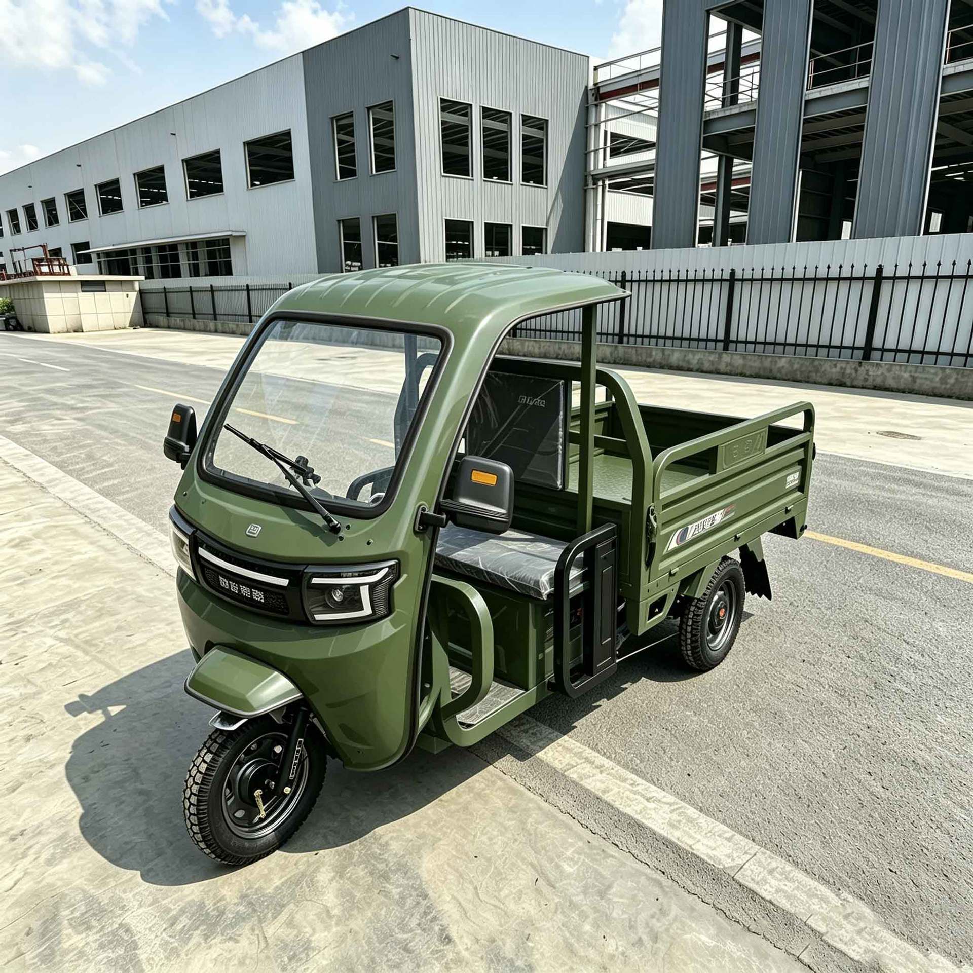 Cross-Border Passenger-Carrying Tricycle, Passenger Transport, Foreign Trade Export, Fuel-Powered, Strong Load Capacity, African Tricycle, Cargo Vehicle