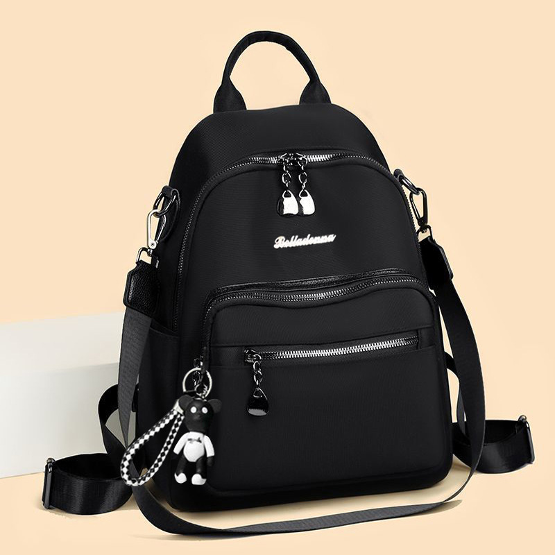 2025 New Korean Style Fashionable Backpack, Simple Women's Bag, Lightweight School Bag, Casual Travel Large-Capacity Backpack