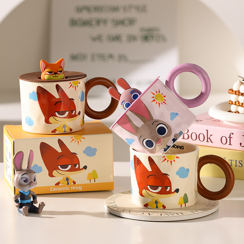 Disney / Disney tazas de cerámica tazas de leche para niños tazas de leche para casa tazas de agua para beber