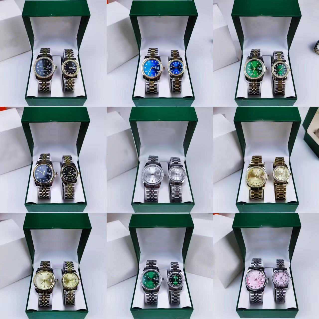 Couple Steel Band Watch, Simple and High-Looking Quartz Watch, Fashionable, Light, Luxurious and High-End Waterproof Quartz Steel Band Watch