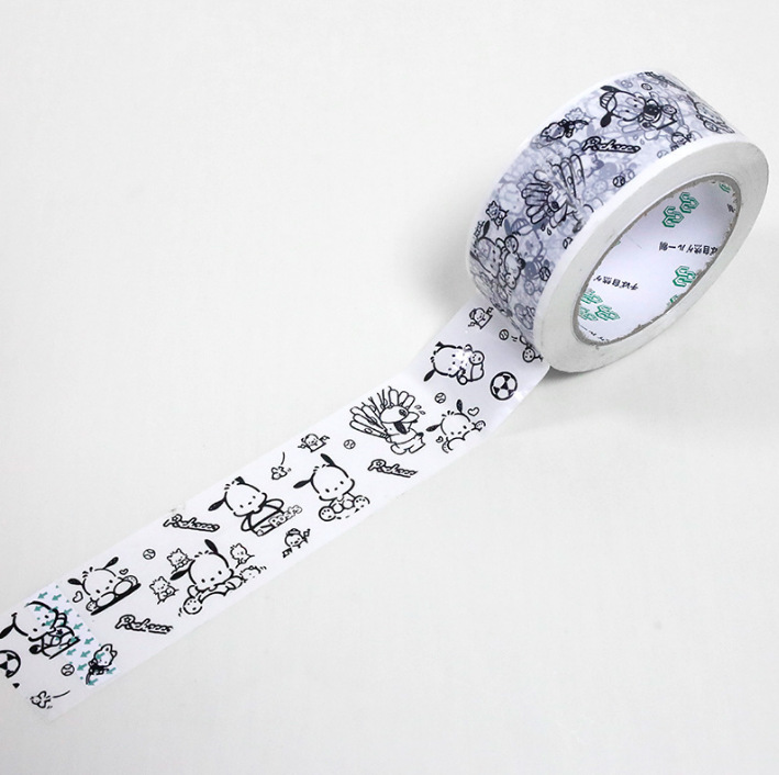 Thankyou cinta adhesiva de embalaje rosa, sello de red, cinta de sellado, cinta de impresión de dibujos animados, fabricante al por mayor