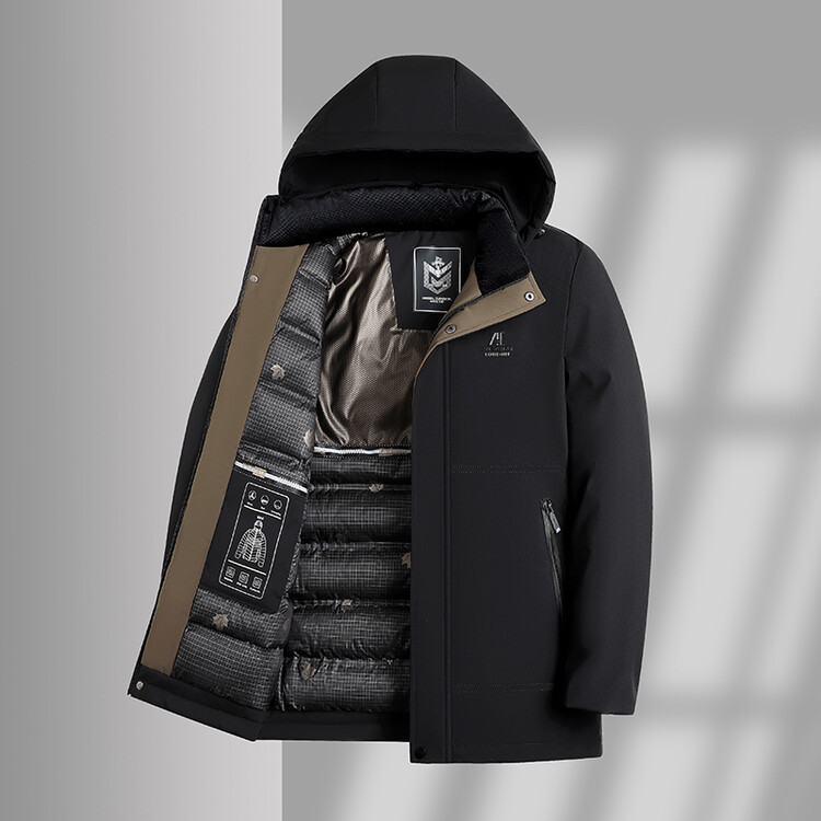 [Upgraded and Thickened] Warm Winter Cotton-padded Jacket for Middle-aged Fathers, Thickened Outerwear for Men and Elderly, Autumn