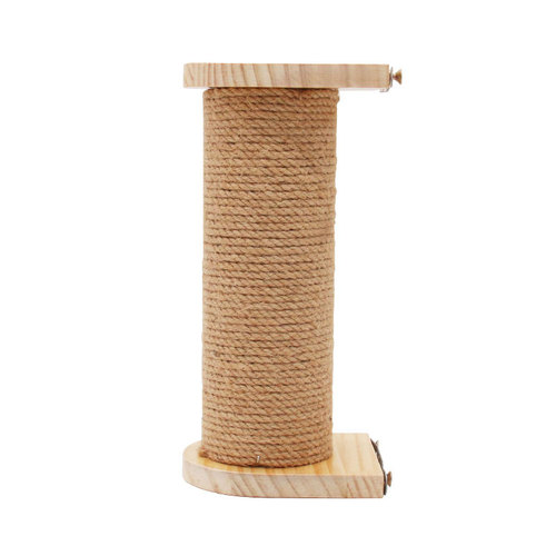 Factory Direct Sales of Jute Scratching Post Cat Scratching Pole Wear Resistant Claw Scratching Nest Indoor Cage Indoor Entertainment Cat Toys Solid Wood Toys 
