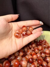 5A红肉一线药师天珠11*14mm