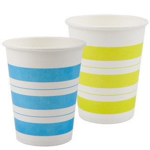 Deli 9560 thickened paper cup 250ml disposable paper cup 50 thickened paper cup drinking cup
