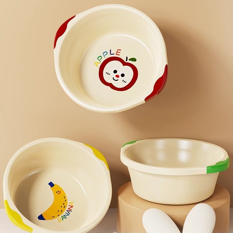 カスタマイズされたプラスチック製の小さな洗面器、家庭用ベビー洗面器、洗濯洗面器、学生寮の洗面器、浴槽|undefined