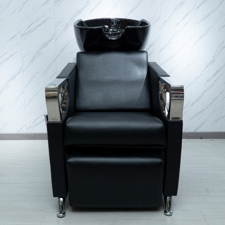 Silla de champú profesional para salón de belleza, silla de descarga rápida para lavado de cabello, exportación a Europa y América
