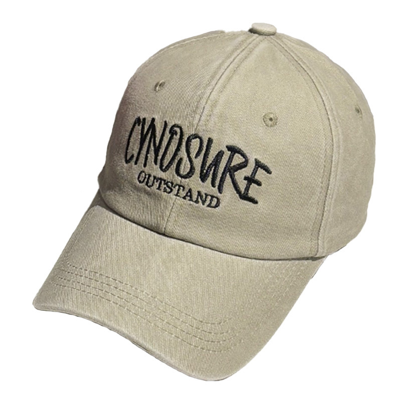 Primavera y otoño pareja coreana estilo de moda callejera letras sombrero de béisbol mujer lavado con agua suave mostrando cara pequeña sombrero de lengua de pato versátil hombre