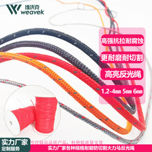 订做抗UV腐蚀抗拉耐磨户外帐篷拉绳 1.5㎜ 2㎜ 3㎜大力马反光绳