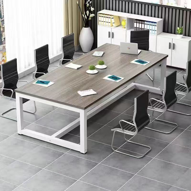 Conference Table, Long Table, Modern Simple Office Desk and Chair Set, Staff Training Workbench, Negotiation Table, Simple Computer Desk