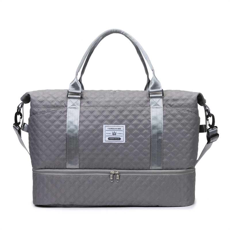 Bolsa de viaje de gran capacidad para viajes cortos, expandible, separación seca y húmeda, bolsa de natación, bolsa de ejercicio, bolsa de mano para viajes de negocios