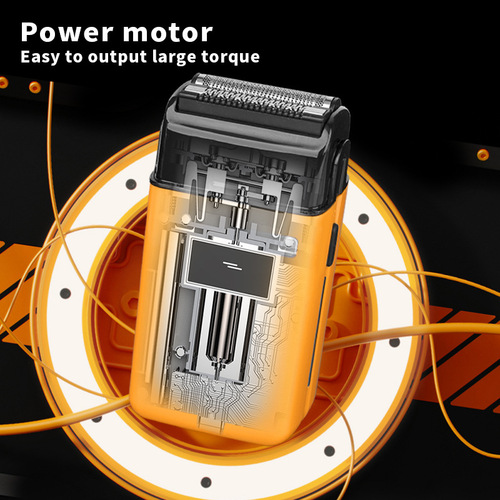 Internet celebrity new reciprocating shaver USB charging portable car shaver beard knife wholesale