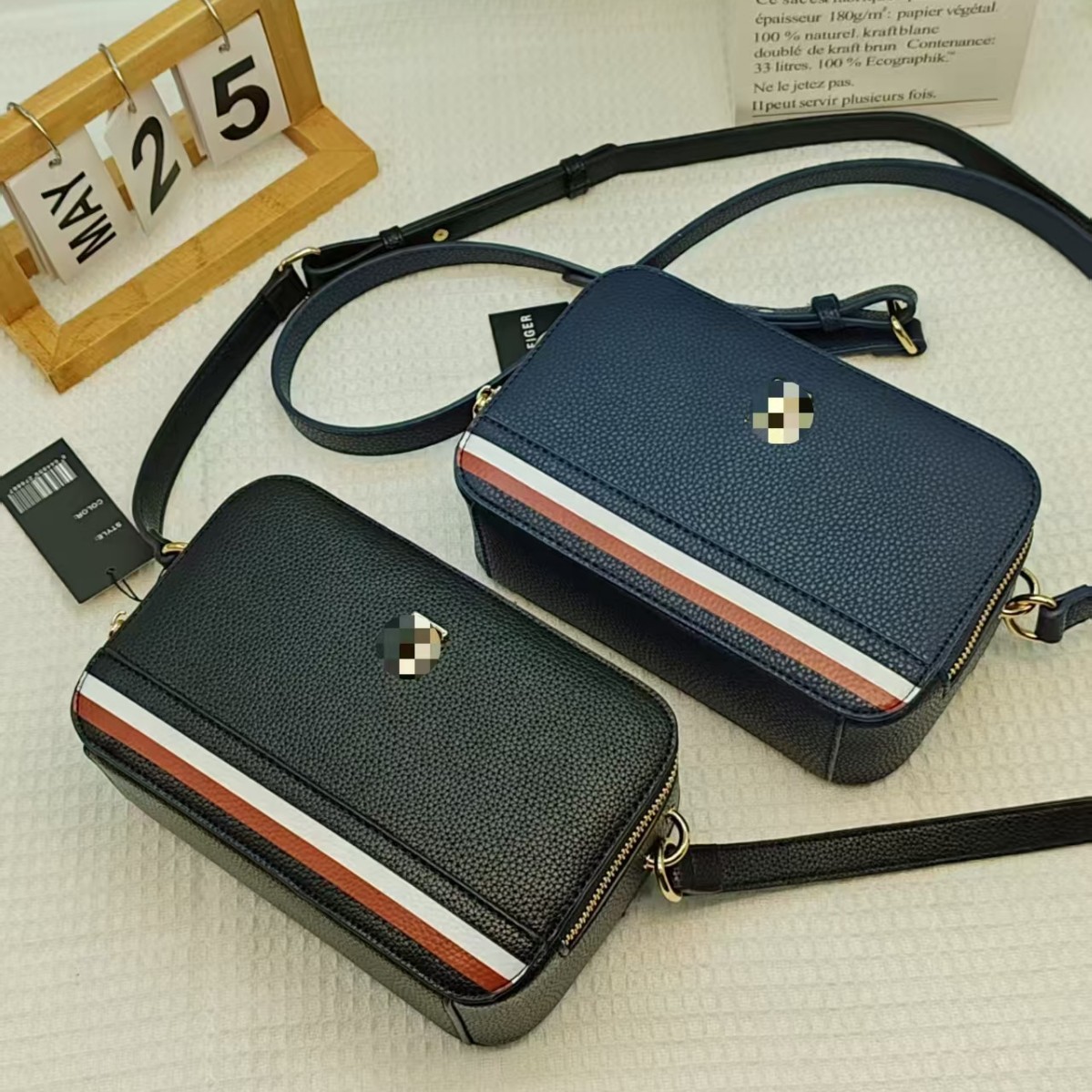 Tangjia Export Women's Bag New Bag 2024 Casual Fashion Simple Style Versatile Single Shoulder Small Square Bag Crossbody Bag