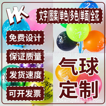 广告印刷乳胶气球印刷LOGO幼儿园酒吧KTV生日派对气氛装饰印字
