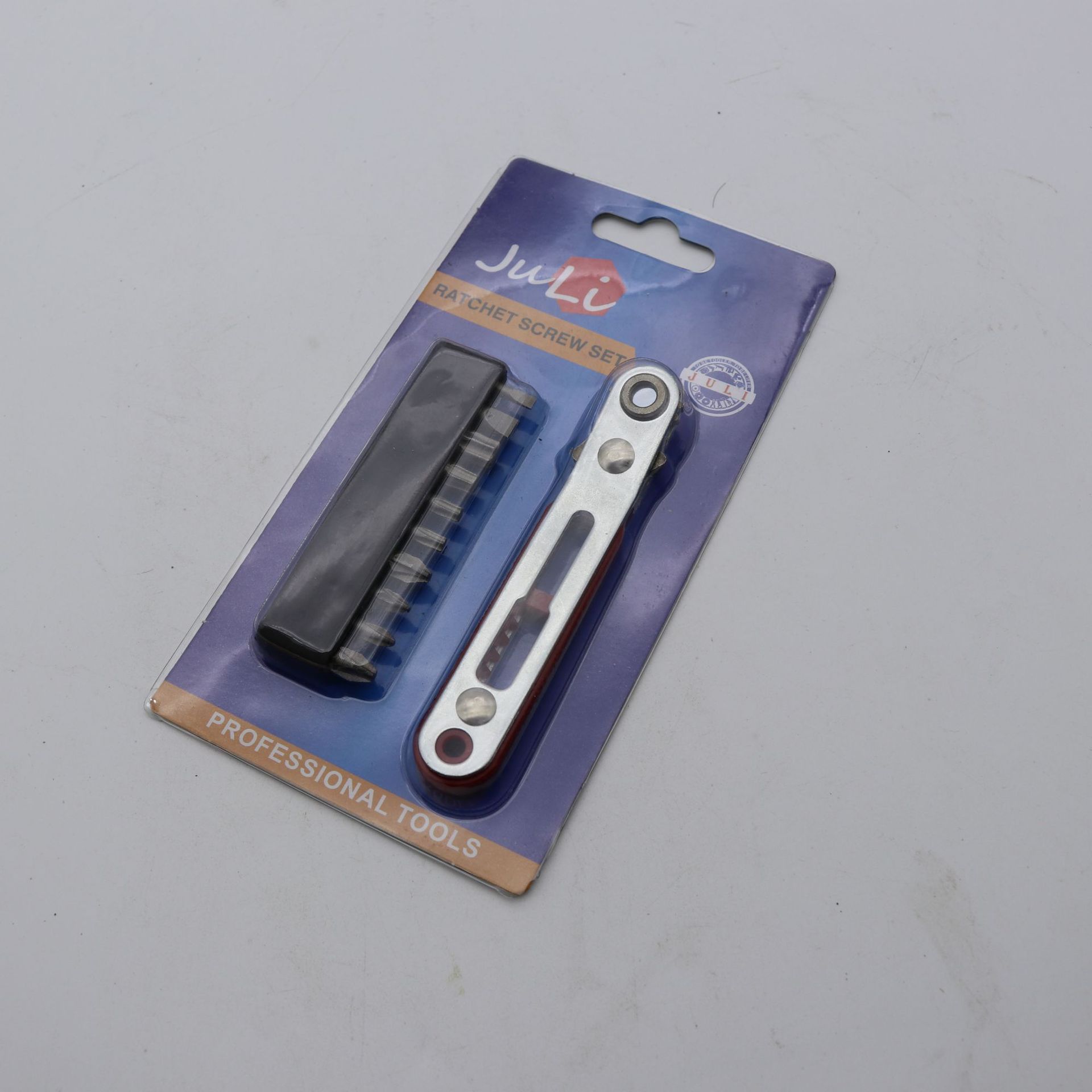 迷你快速棘轮扳手螺丝批十字内六角起子双向棘轮平头式螺丝刀套装