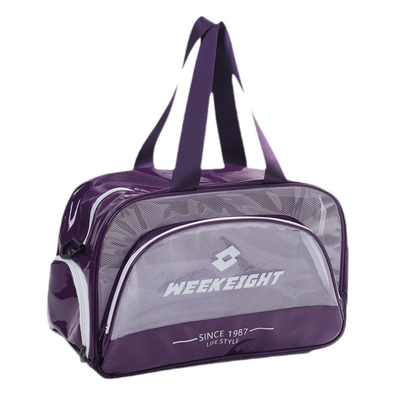 Bolsa de gimnasio de natación de separación seca y húmeda, bolsa de playa portátil, bolsa de almacenamiento de ropa de natación impermeable de gran capacidad, estilo de explosión de vibrato