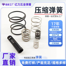 外贸不锈钢弹簧弹定制汽车压簧弹簧防震回位压簧高精度压缩弹簧